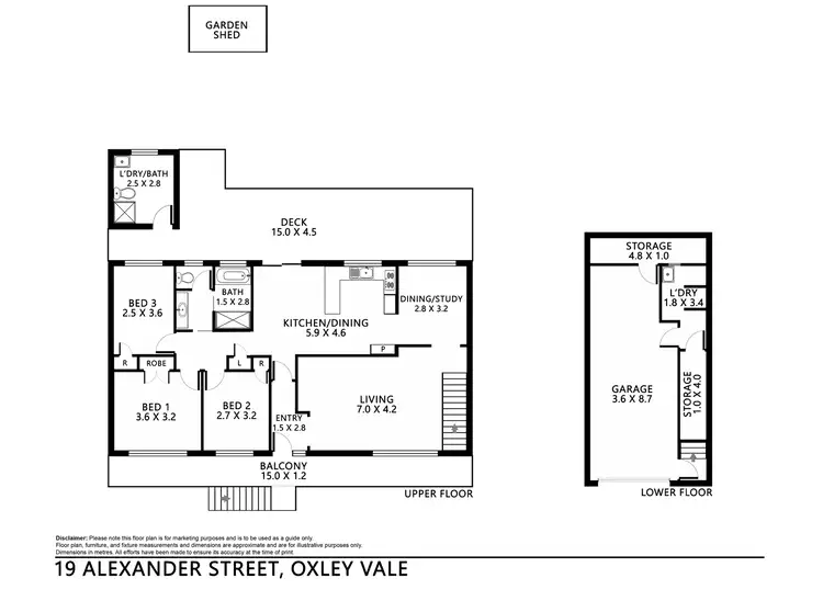 Floorplan of Homely house listing, 19 Alexandra Street, Tamworth NSW 2340