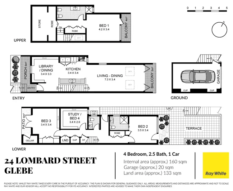 Floorplan of Homely house listing, 24 Lombard Street, Glebe NSW 2037
