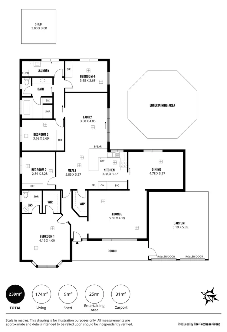 Floorplan of Homely house listing, 19 Sandler Grove, Aberfoyle Park SA 5159