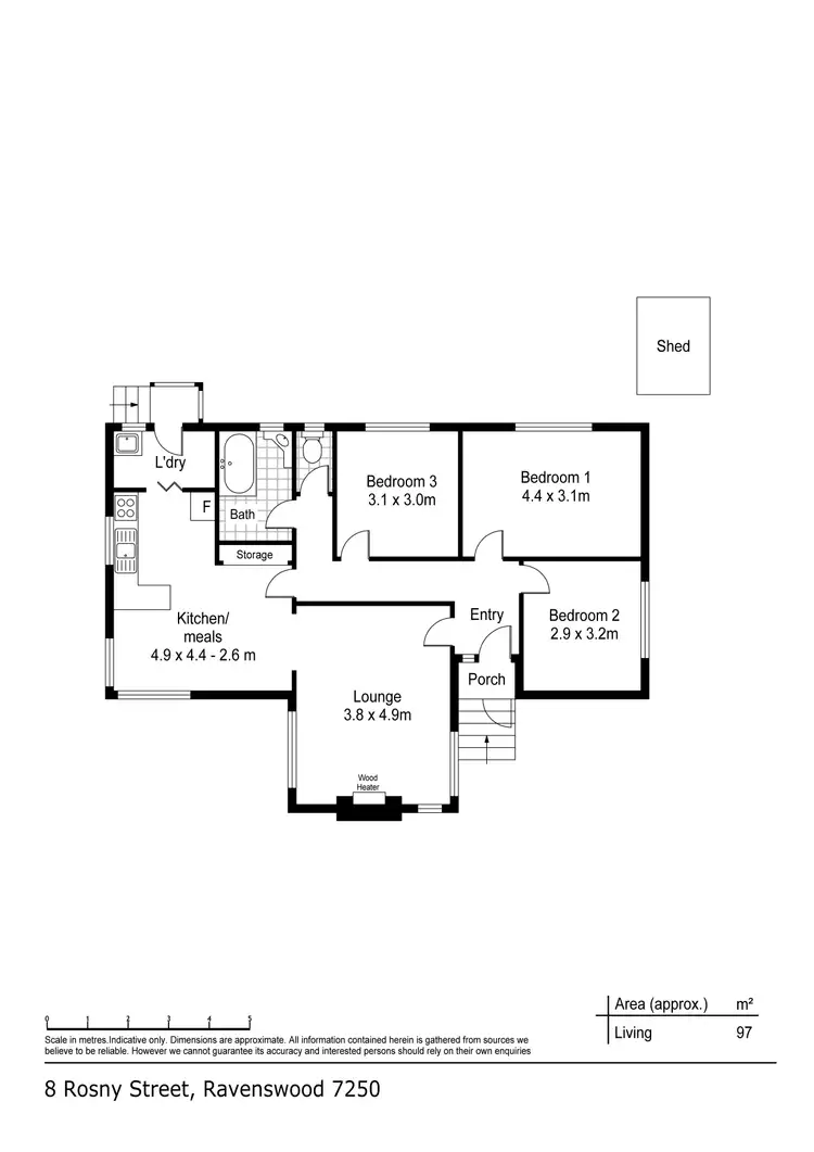 Floorplan of Homely house listing, 8 Rosny Street, Ravenswood TAS 7250