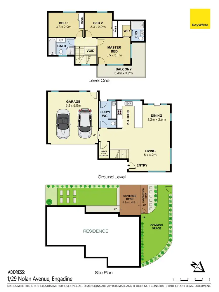 Floorplan of Homely townhouse listing, 1/29 Nolan Avenue, Engadine NSW 2233