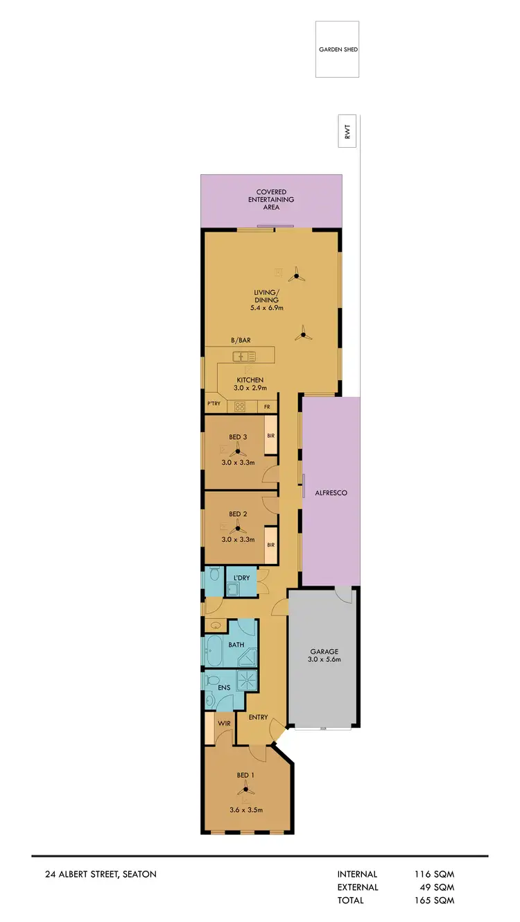 Floorplan of Homely house listing, 24 Albert Street, Seaton SA 5023