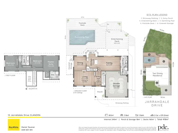Floorplan of Homely house listing, 12 Jarrahdale Drive, Elanora QLD 4221