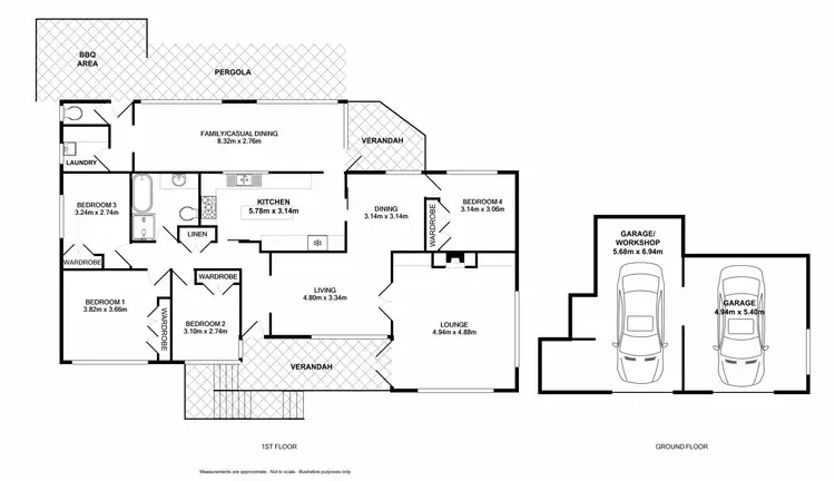 Floorplan of Homely house listing, 6 Collins Crescent, Lapstone NSW 2773