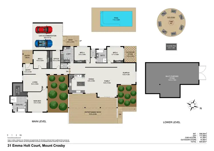 Floorplan of Homely rural property listing, 31 Emma Holt Court, Mount Crosby QLD 4306