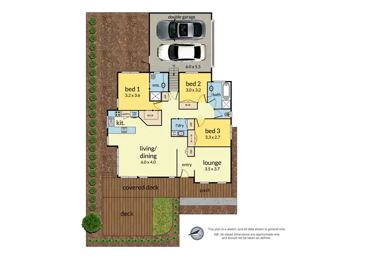 Floorplan of Homely unit listing, 1/6 Humber Road, Croydon North VIC 3136