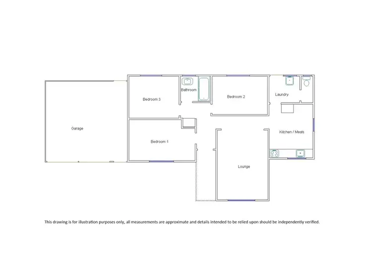 Floorplan of Homely house listing, 51 Albert Parade, Bordertown SA 5268