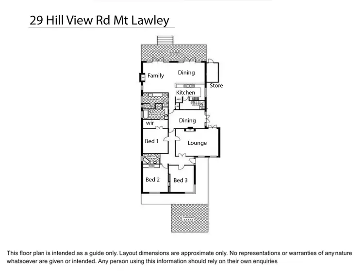 Floorplan of Homely house listing, 29 Hill View Road, Mount Lawley WA 6050