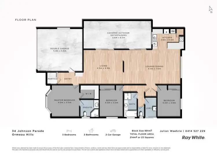 Floorplan of Homely house listing, 34 Johnson Parade, Ormeau Hills QLD 4208