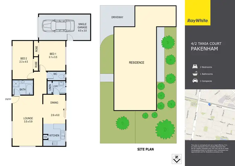 Floorplan of Homely unit listing, 4/2 Tania Court, Pakenham VIC 3810