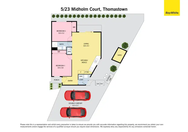 Floorplan of Homely unit listing, 5/23 Midholm Court, Thomastown VIC 3074