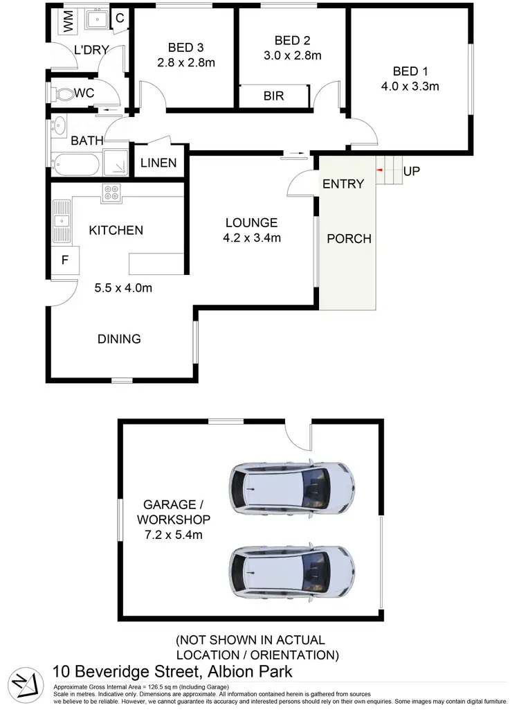 Floorplan of Homely house listing, 10 Beveridge Street, Albion Park NSW 2527