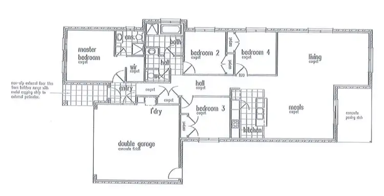 Floorplan of Homely house listing, 19 Boomerang Court, Mildura VIC 3500