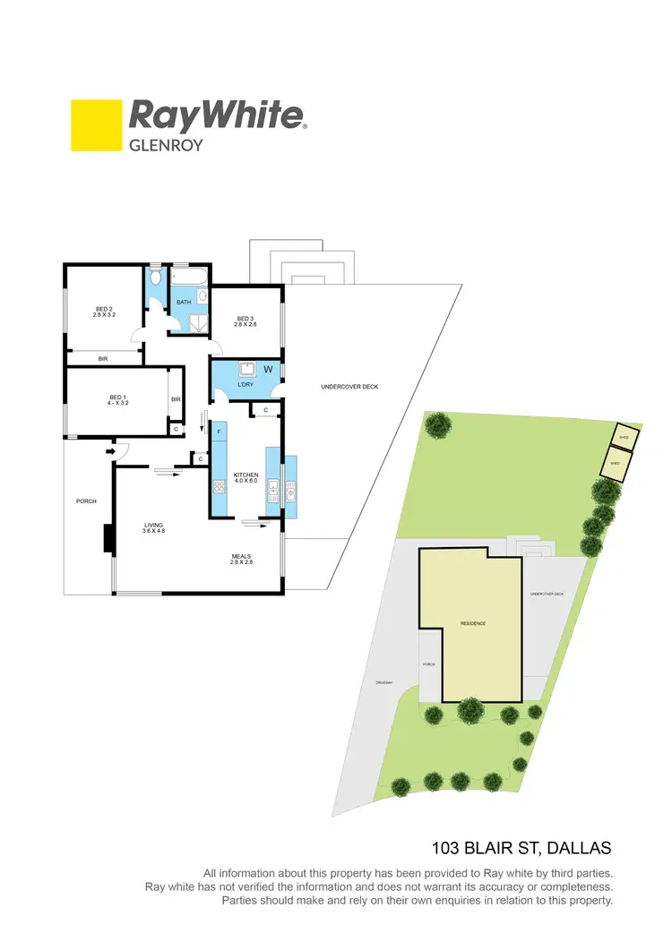 Floorplan of Homely house listing, 103 Blair Street, Dallas VIC 3047