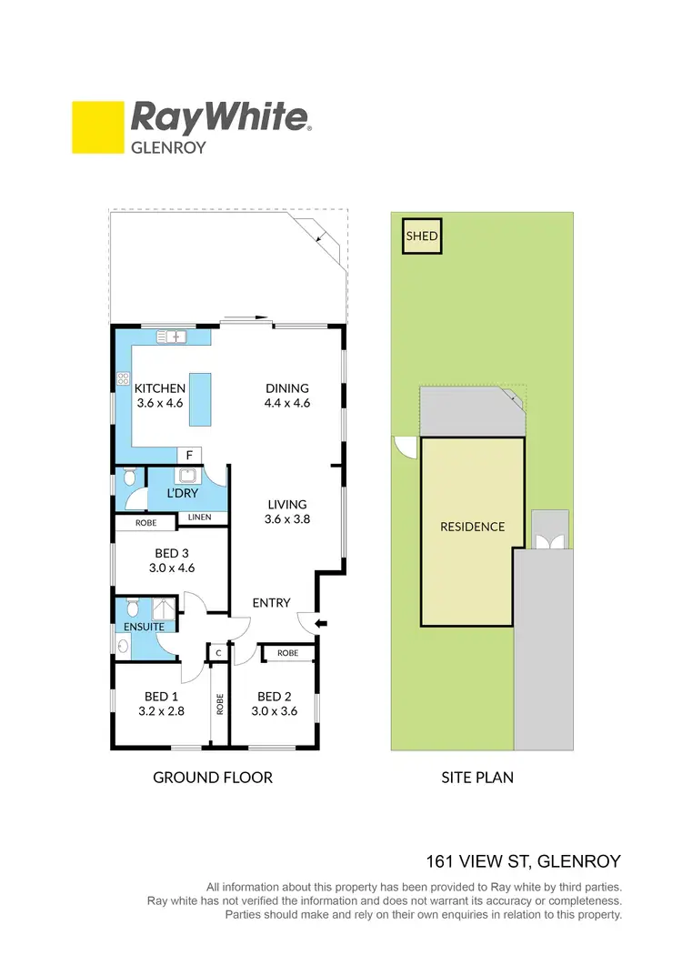 Floorplan of Homely house listing, 161 View Street, Glenroy VIC 3046