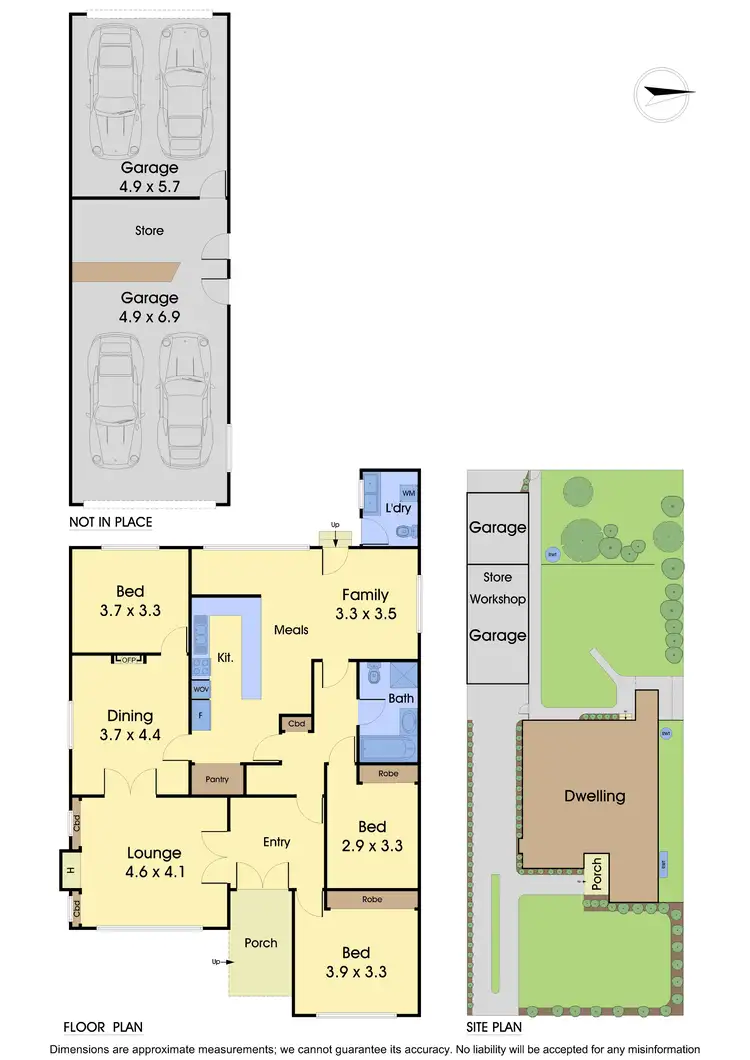 Floorplan of Homely house listing, 127 Atkinson Street, Oakleigh VIC 3166