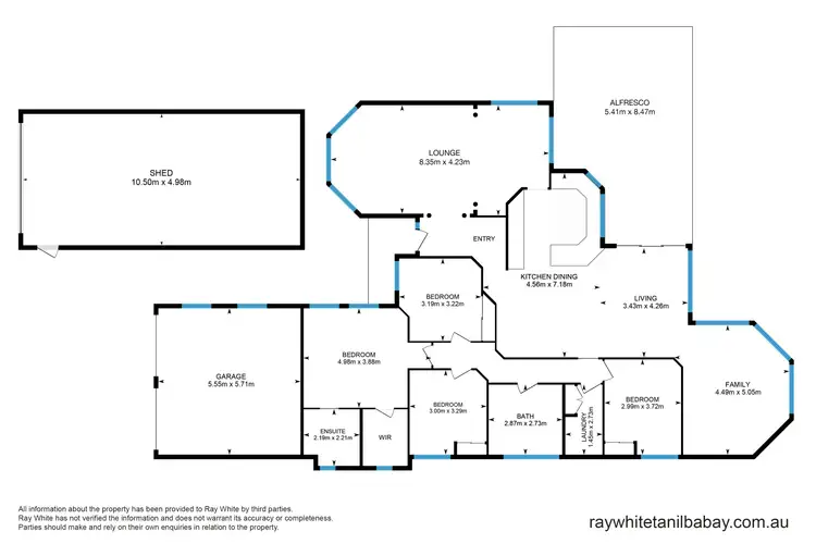 Floorplan of Homely house listing, 4 Victory View Parade, Tanilba Bay NSW 2319