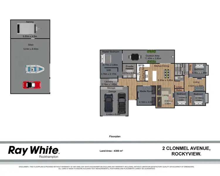 Floorplan of Homely house listing, 2 Clonmel Avenue, Rockyview QLD 4701
