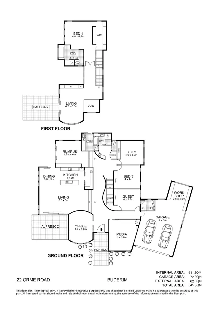Floorplan of Homely house listing, 22 Orme Road, Buderim QLD 4556