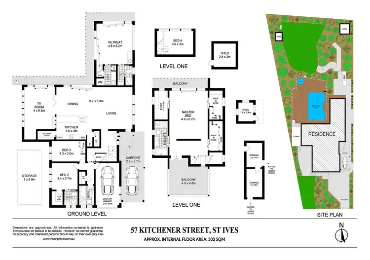 Floorplan of Homely house listing, 57 Kitchener Street, St Ives NSW 2075