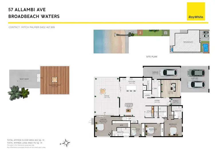 Floorplan of Homely house listing, 57 Allambi Avenue, Broadbeach Waters QLD 4218