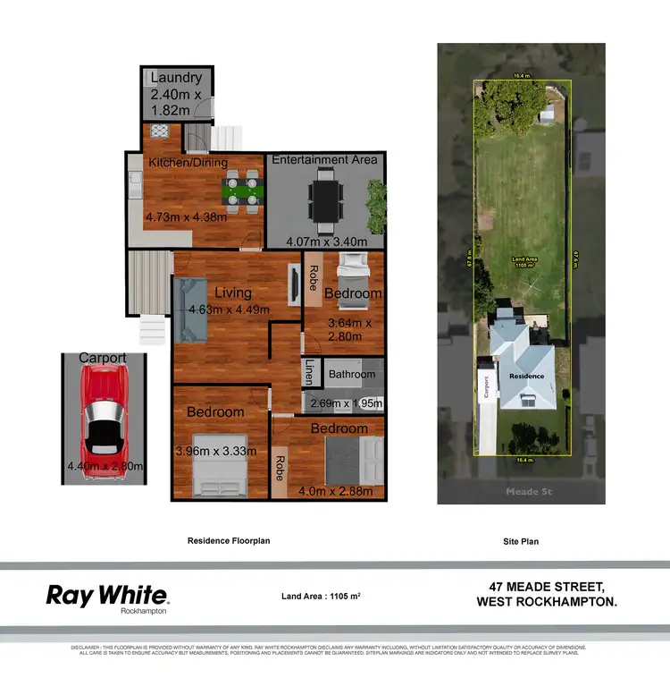 Floorplan of Homely house listing, 47 Meade Street, West Rockhampton QLD 4700