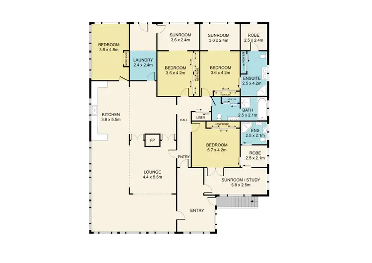 Floorplan of Homely rural property listing, 323 Norwood Lane, Knorrit Flat NSW 2424