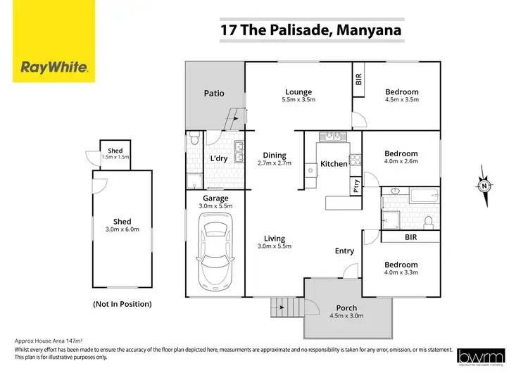 Floorplan of Homely house listing, 17 The Palisade, Manyana NSW 2539