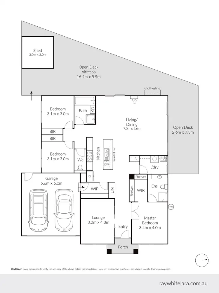 Floorplan of Homely house listing, 8-9 Bluebill Court, Lara VIC 3212