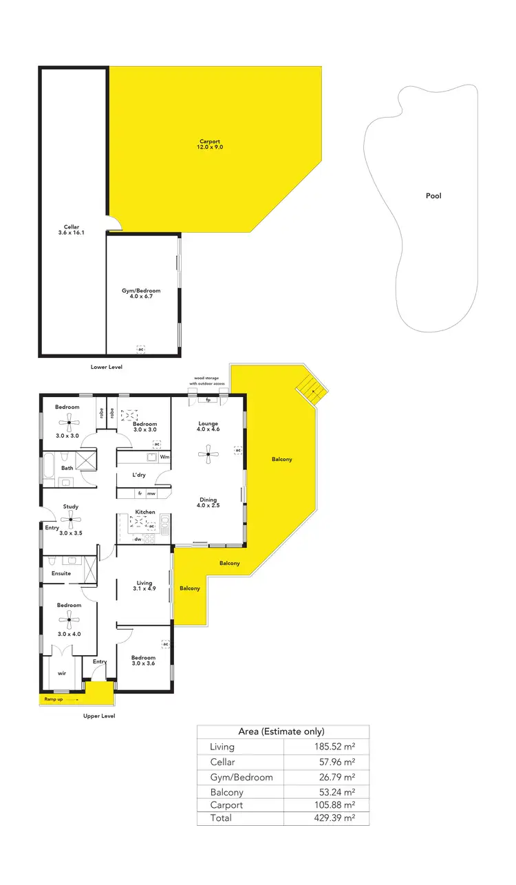 Floorplan of Homely house listing, 39 Longview Avenue, Belair SA 5052
