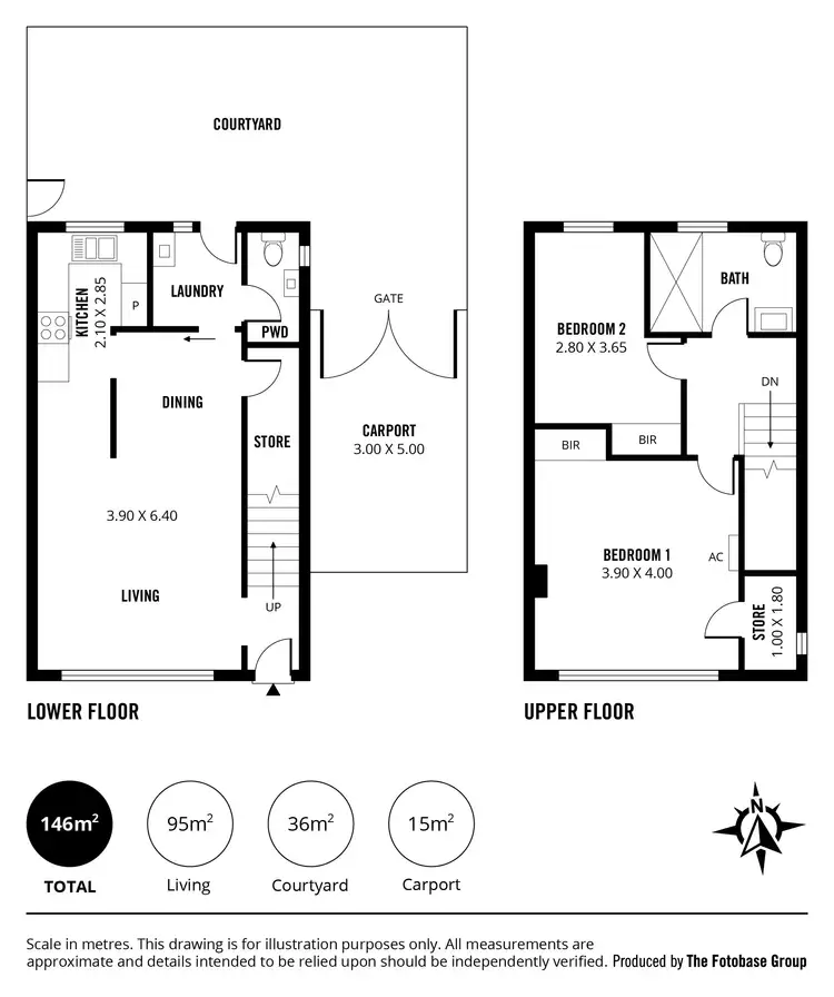 Floorplan of Homely unit listing, 6/27 Hillier Road, Morphett Vale SA 5162