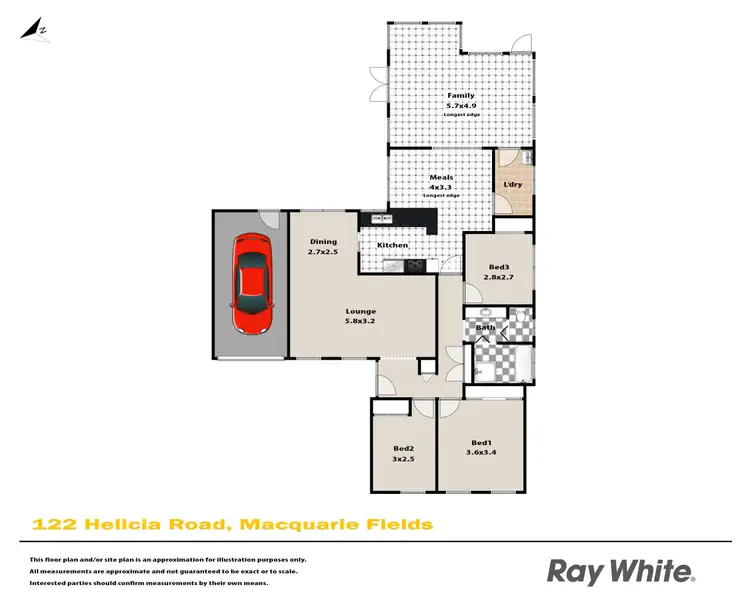Floorplan of Homely house listing, 122 Helicia Road, Macquarie Fields NSW 2564