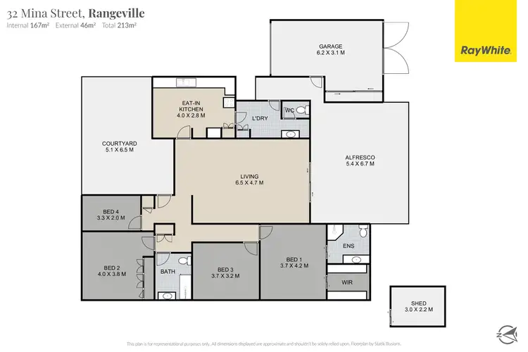 Floorplan of Homely house listing, 32 Mina Street, Rangeville QLD 4350