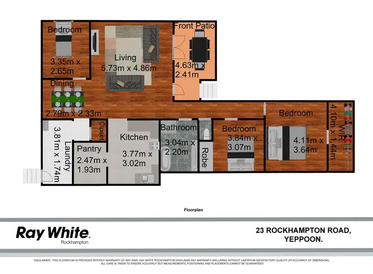 Floorplan of Homely house listing, 23 Rockhampton Road, Yeppoon QLD 4703