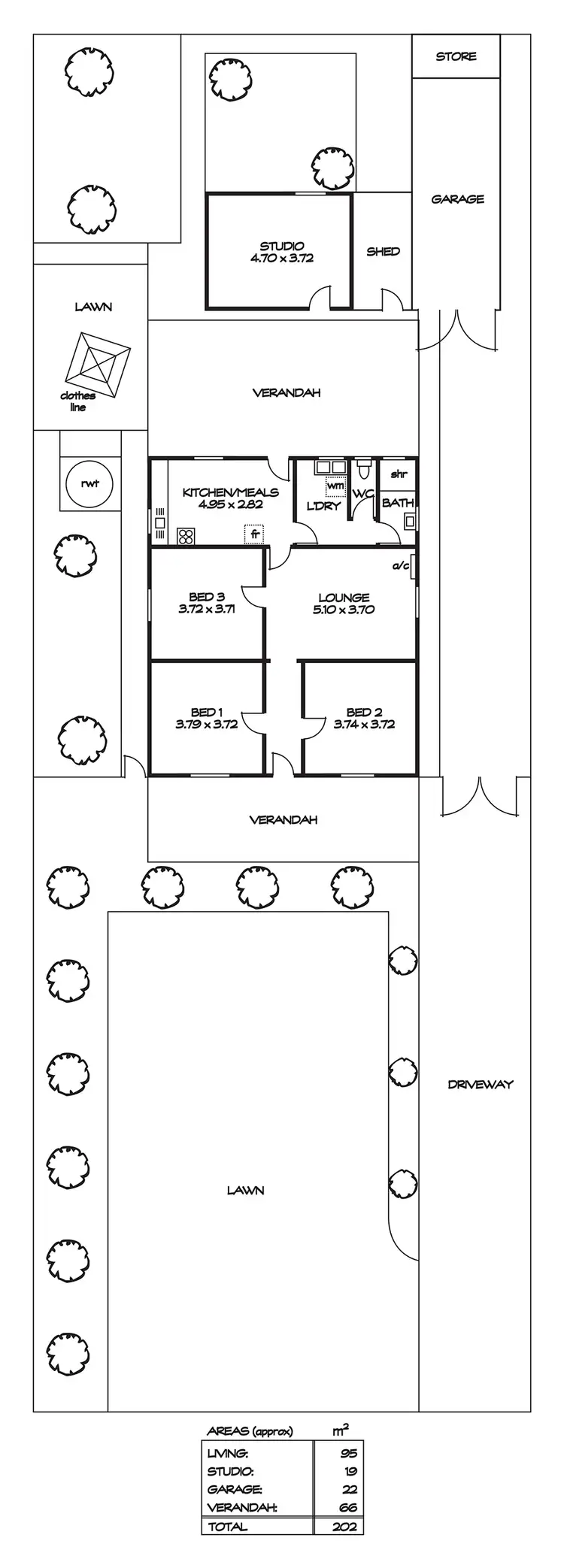 Floorplan of Homely house listing, 23 Jury Avenue, Rostrevor SA 5073