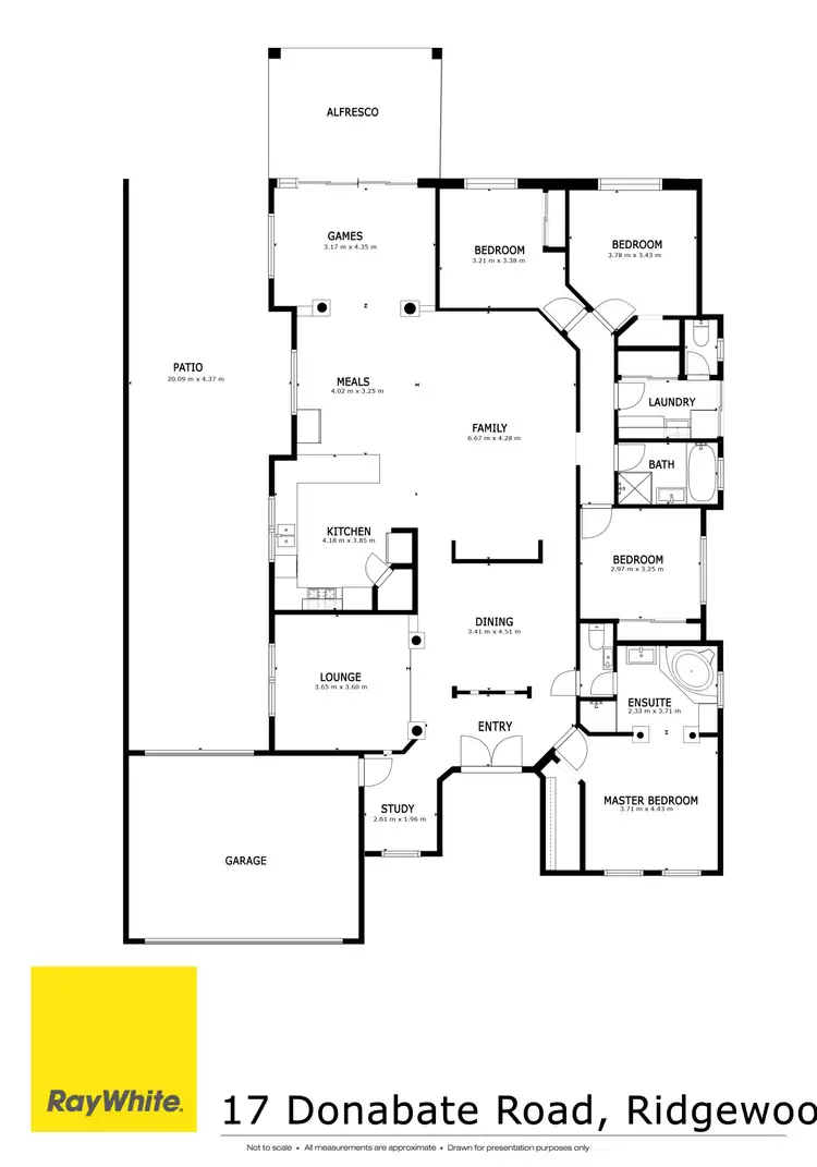 Floorplan of Homely house listing, 17 Donabate Road, Ridgewood WA 6030