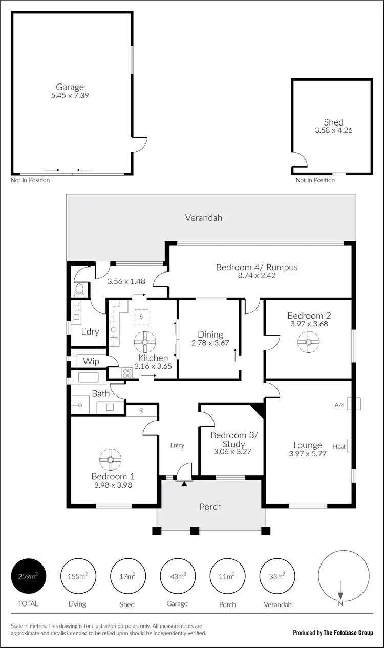 Floorplan of Homely house listing, 302 Magill Road, Beulah Park SA 5067