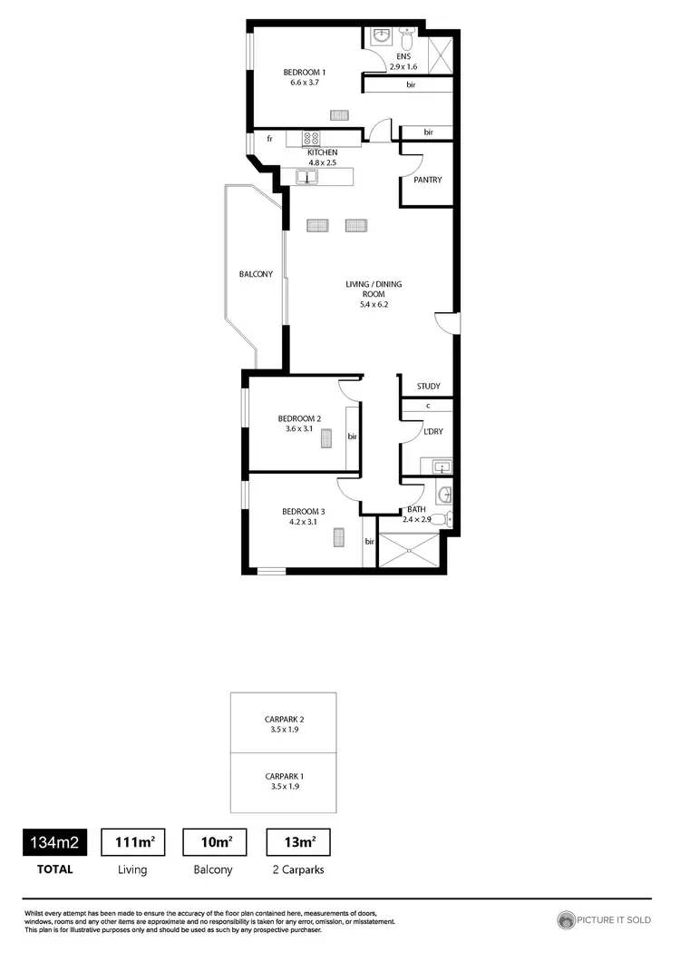Floorplan of Homely apartment listing, 301/56 Greenhill Road, Wayville SA 5034