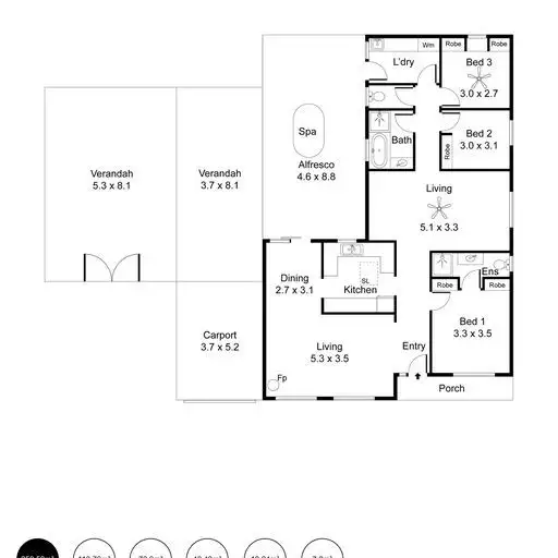 Floorplan of Homely house listing, 14 Sir Claud Gibb Street, North Haven SA 5018