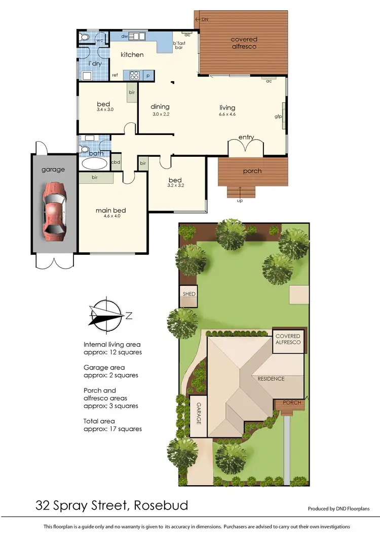 Floorplan of Homely house listing, 32 Spray Street, Rosebud VIC 3939
