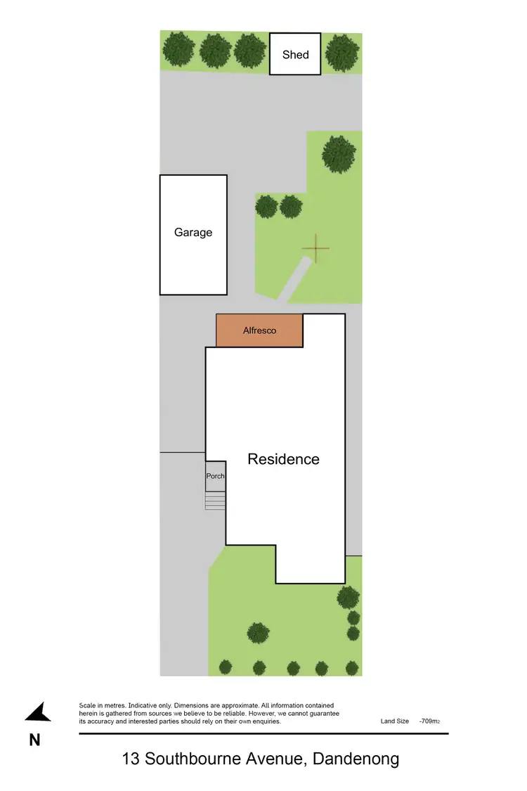 Floorplan of Homely house listing, 13 Southbourne Avenue, Dandenong VIC 3175
