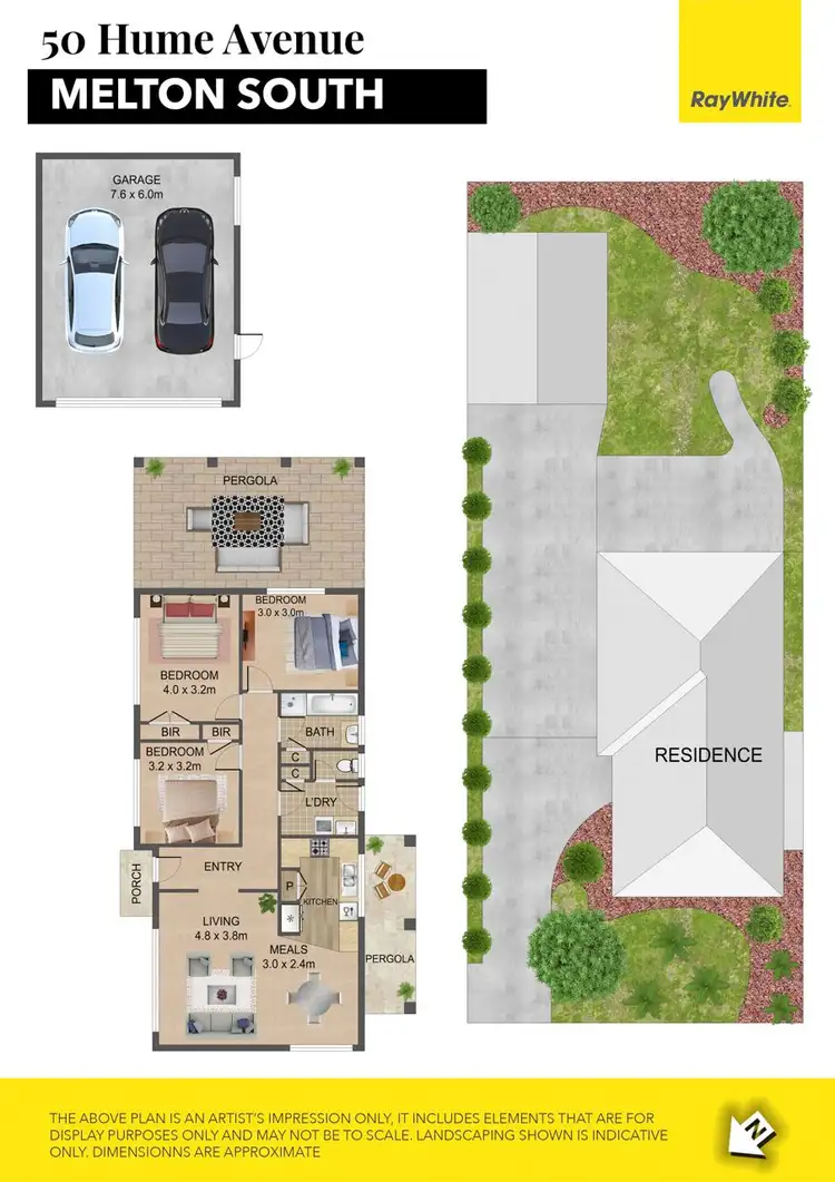 Floorplan of Homely house listing, 50 Hume Avenue, Melton South VIC 3338