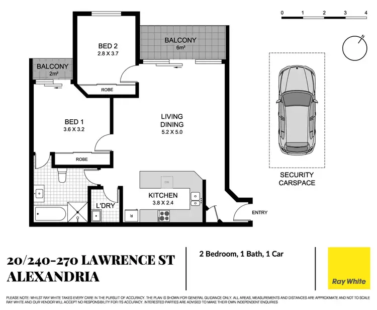 Floorplan of Homely apartment listing, 20/240-270 Lawrence Street, Alexandria NSW 2015