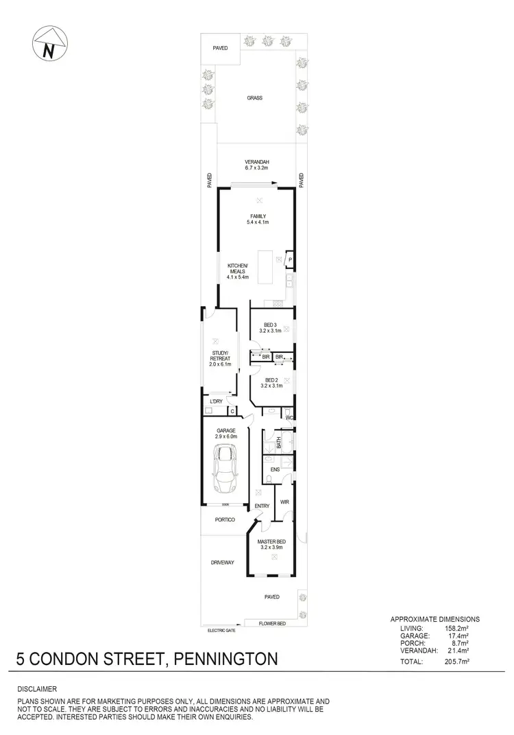 Floorplan of Homely house listing, 5 Condon Street, Pennington SA 5013