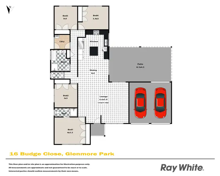 Floorplan of Homely house listing, 16 Budge Close, Glenmore Park NSW 2745
