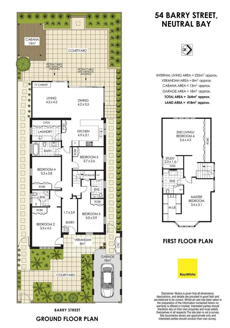 Floorplan of Homely house listing, 54 Barry Street, Neutral Bay NSW 2089