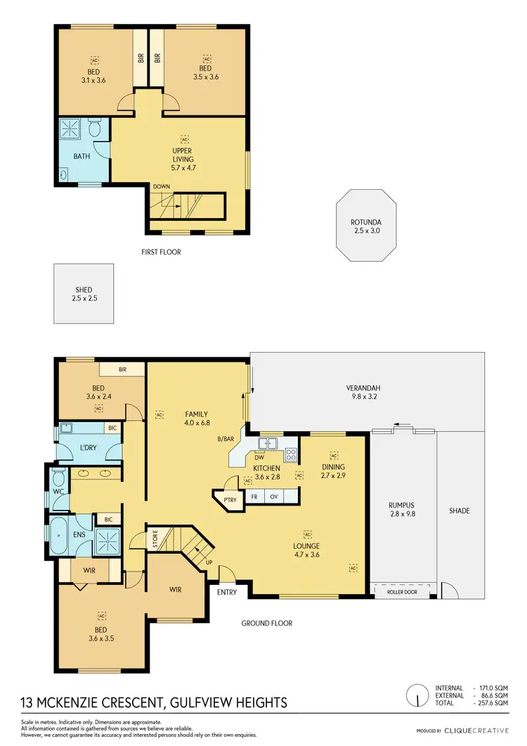 Floorplan of Homely house listing, 13 Mckenzie Crescent, Gulfview Heights SA 5096