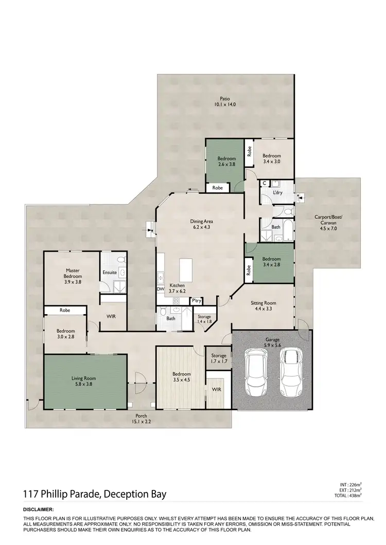 Floorplan of Homely house listing, 117 Phillip Parade, Deception Bay QLD 4508