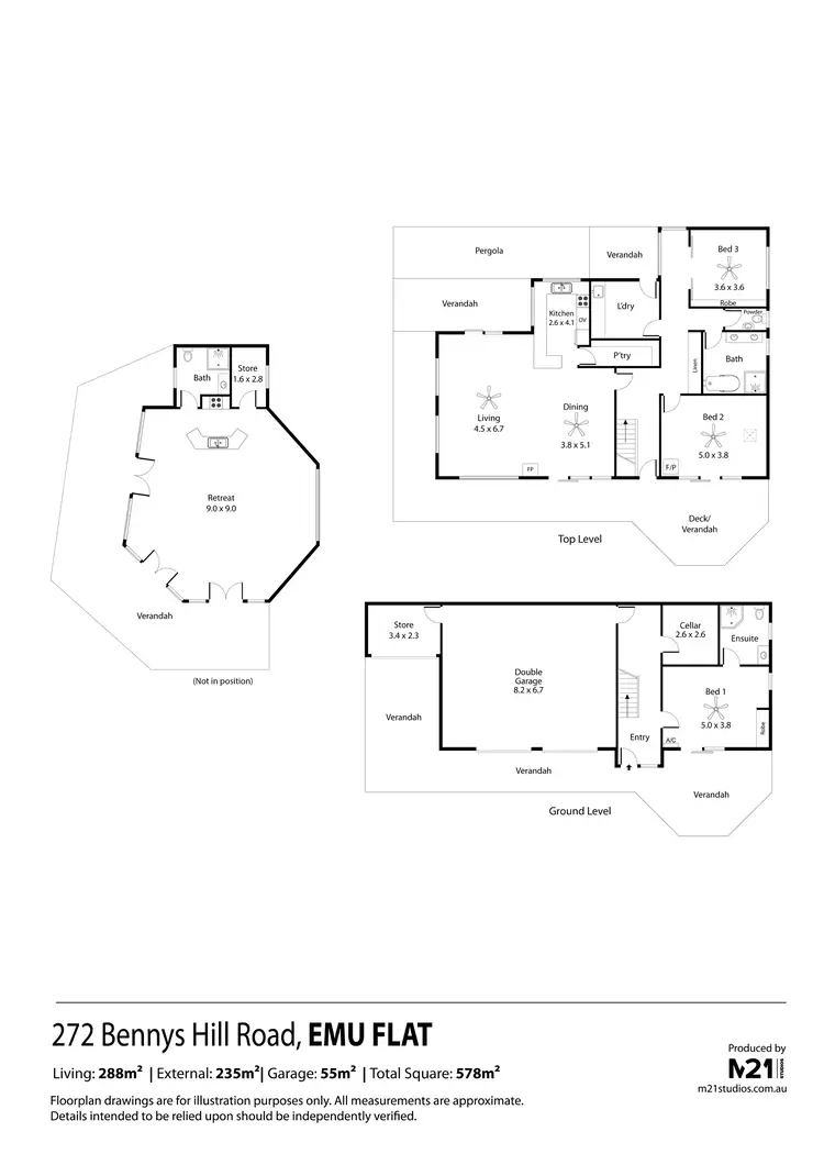 Floorplan of Homely house listing, 272 Bennys Hill Road, Emu Flat SA 5453