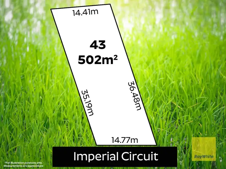 Floorplan of Homely land listing, 43 Imperial Circuit, Victor Harbor SA 5211